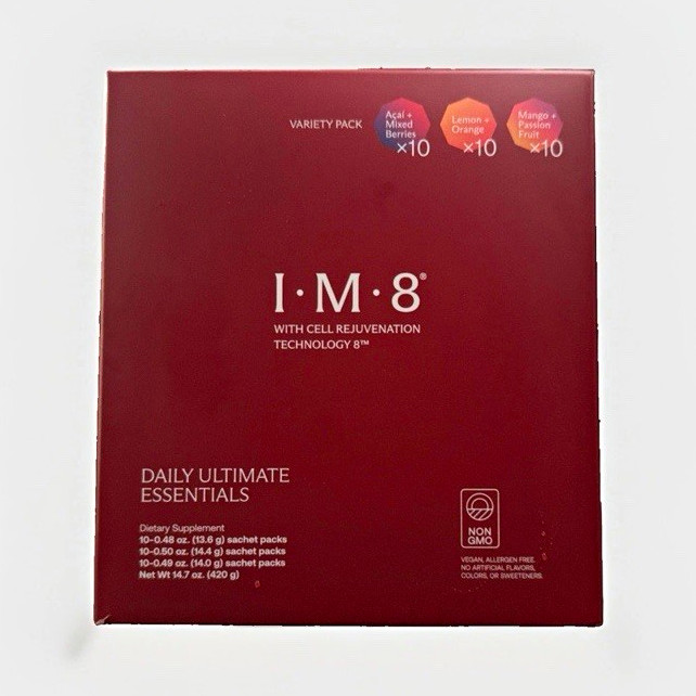 I·M·8 Daily Ultimate Essentials Vegan Non-GMO 30 Sachets 14.7 oz
