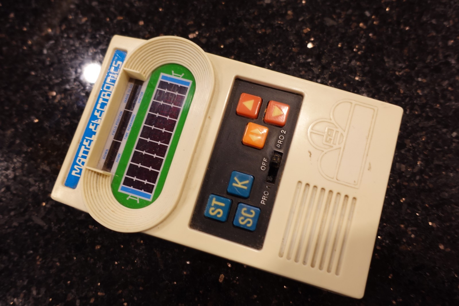 Vintage MATTEL Football  Handheld Electronic Tabletop Video game D10 #2 PARTS