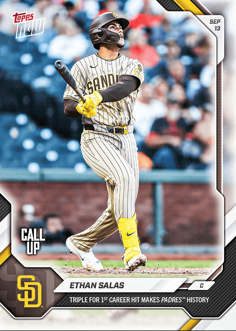 2026 Topps Now Ethan Salas #672 San Diego Padres Rookie RC Baseball Card 2026 Topps Now Ethan Salas #672 San Diego Padres Rookie RC Baseball Card