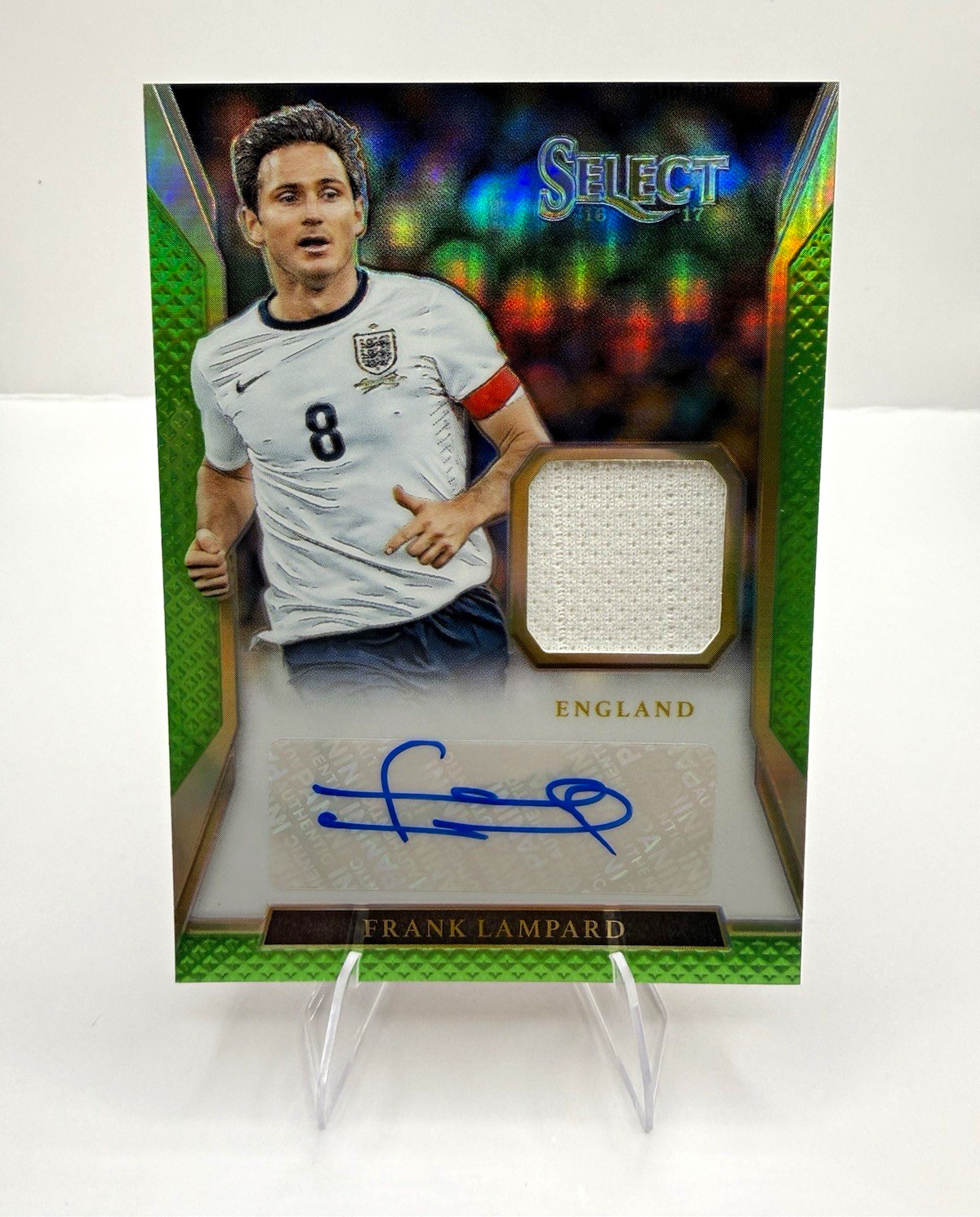 2016-17 PANINI SELECT FRANK LAMPARD AUTO PLAYER WORN PATCH / 35