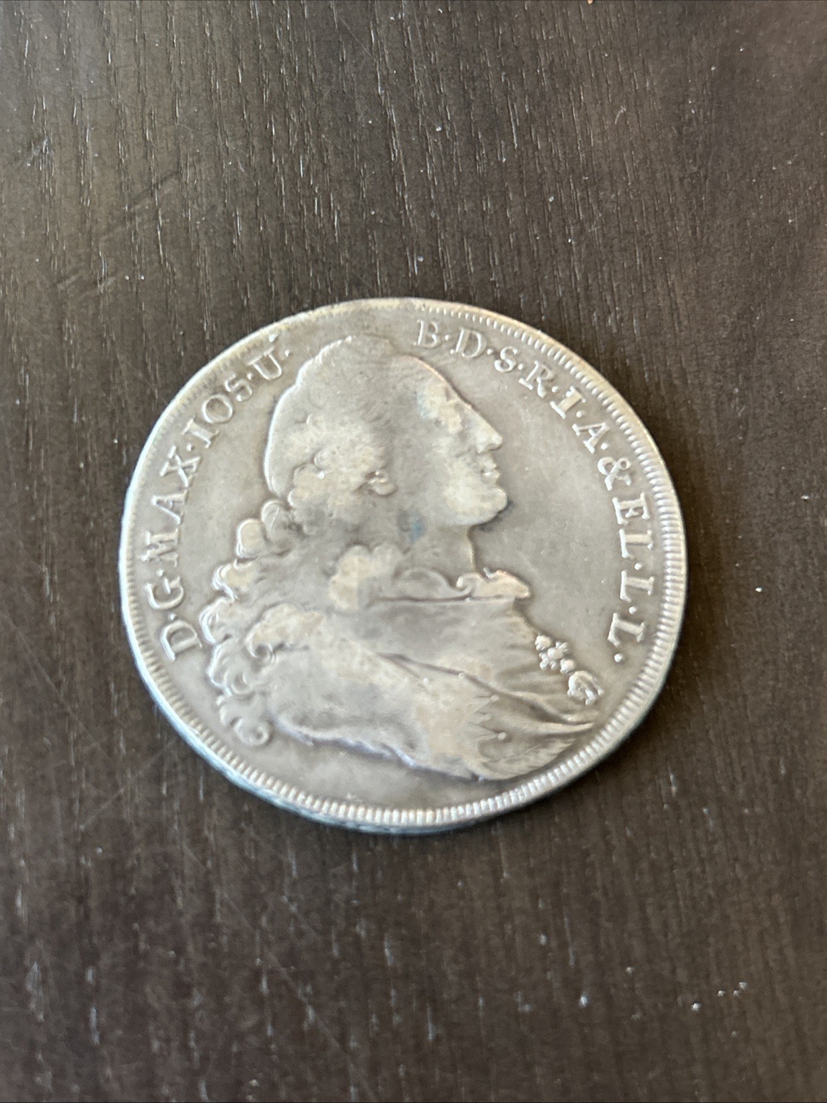 Electorate of Bavaria, Maximilian III Josef, 1 Thaler, 1774, Amberg, Electorate of Bavaria, Maximilian III Josef, 1 Thaler, 1774, Amberg,