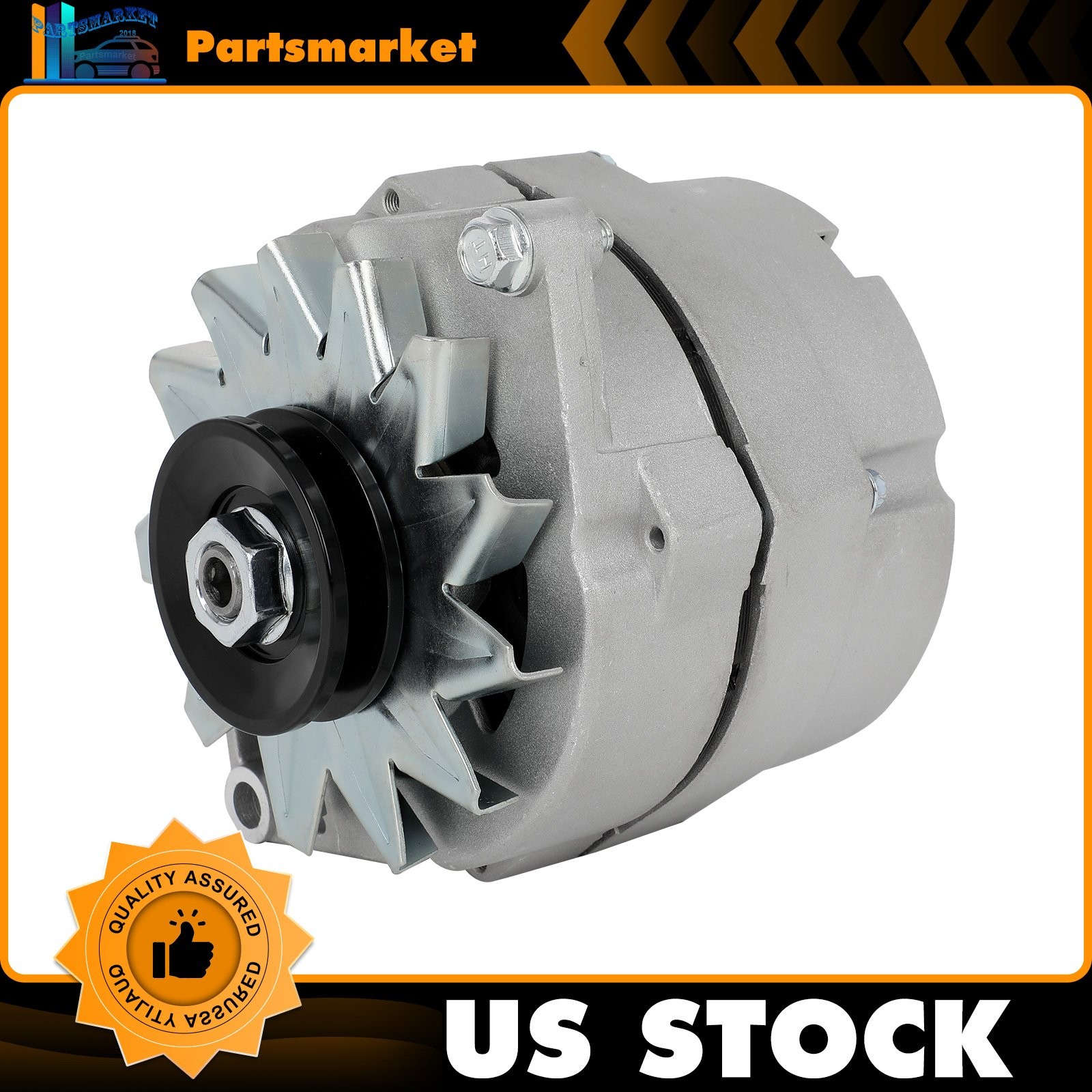 Alternator For Chevy one 1 Wire 100 Amp DELCO 10SI Self-Exciting 12V High Output