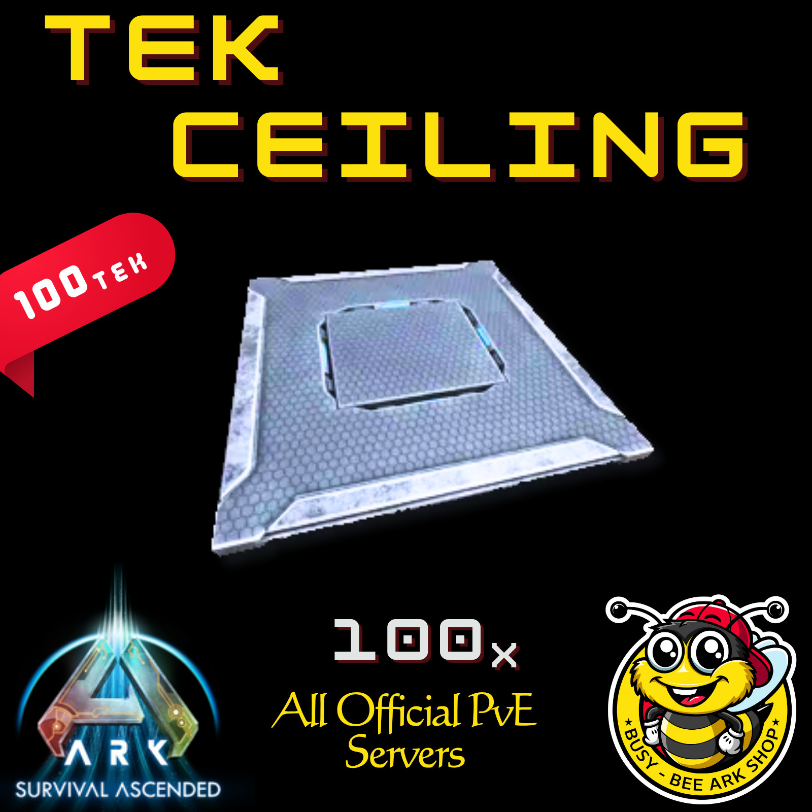 Ark-Survival-Ascended-PVE-Trading-100-Tek-Structures-Sets-For-SALE-BusyBee