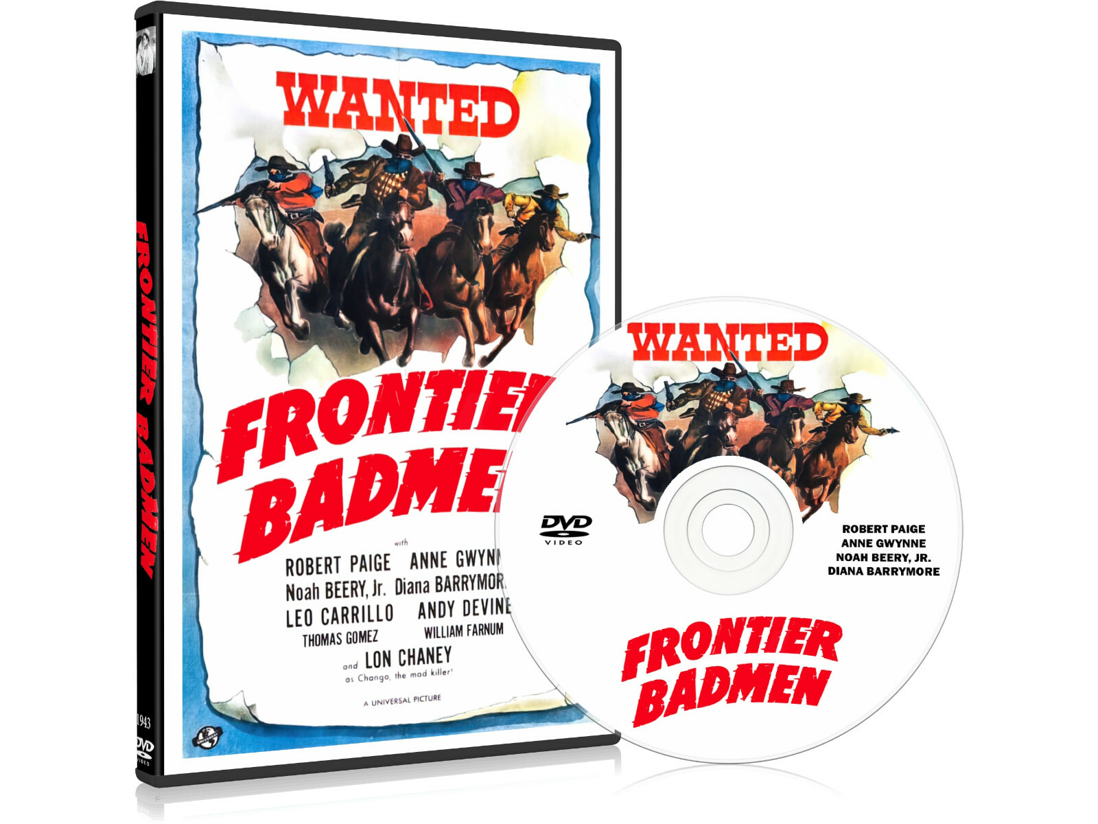 Frontier Badmen (1943) Action, Music, Romance DVD