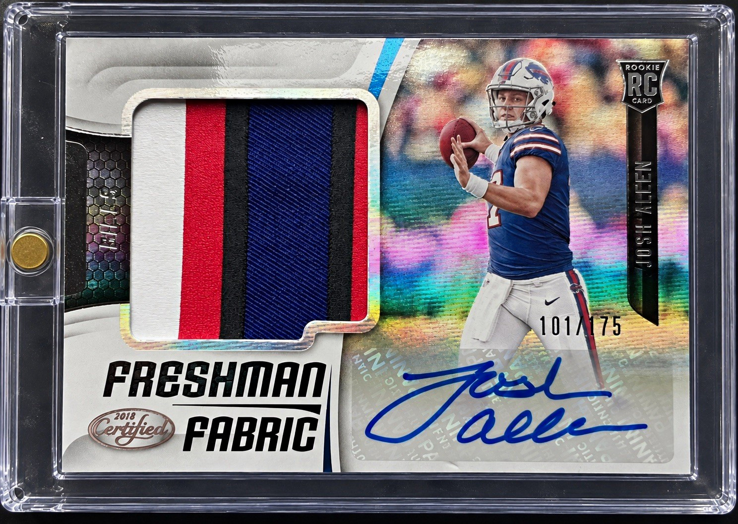 Panini 2018 Certified Josh Allen RC Auto Patch #204 /175 **R£AD D£SCRIPTl0N Panini 2018 Certified Josh Allen RC Auto Patch #204 /175 **R£AD D£SCRIPTl0N
