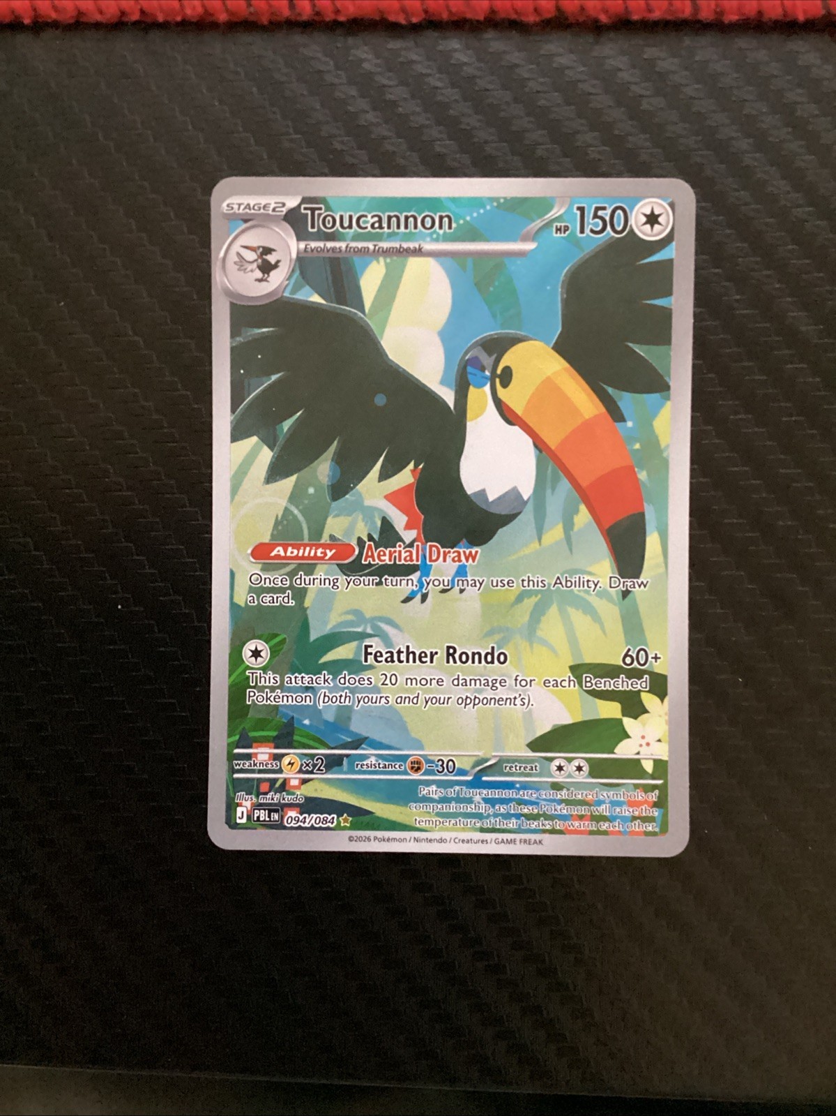 Toucannon Illustration Rare PBL 094/084 Holo NM