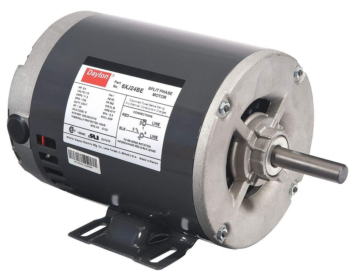 GP Mtr Split Ph ODP 3/4 HP 1725 rpm 56Z
