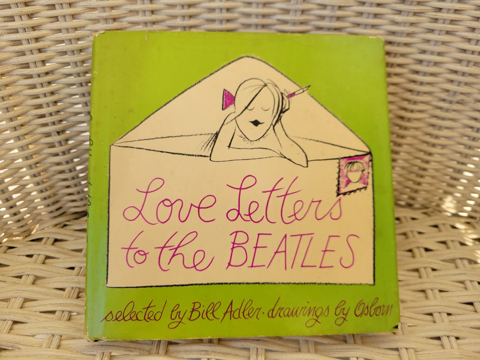1964 Love Letters To The Beatles Hardcover Book w/ Dust Jacket by Bill Adler 1964 Love Letters To The Beatles Hardcover Book w/ Dust Jacket by Bill Adler