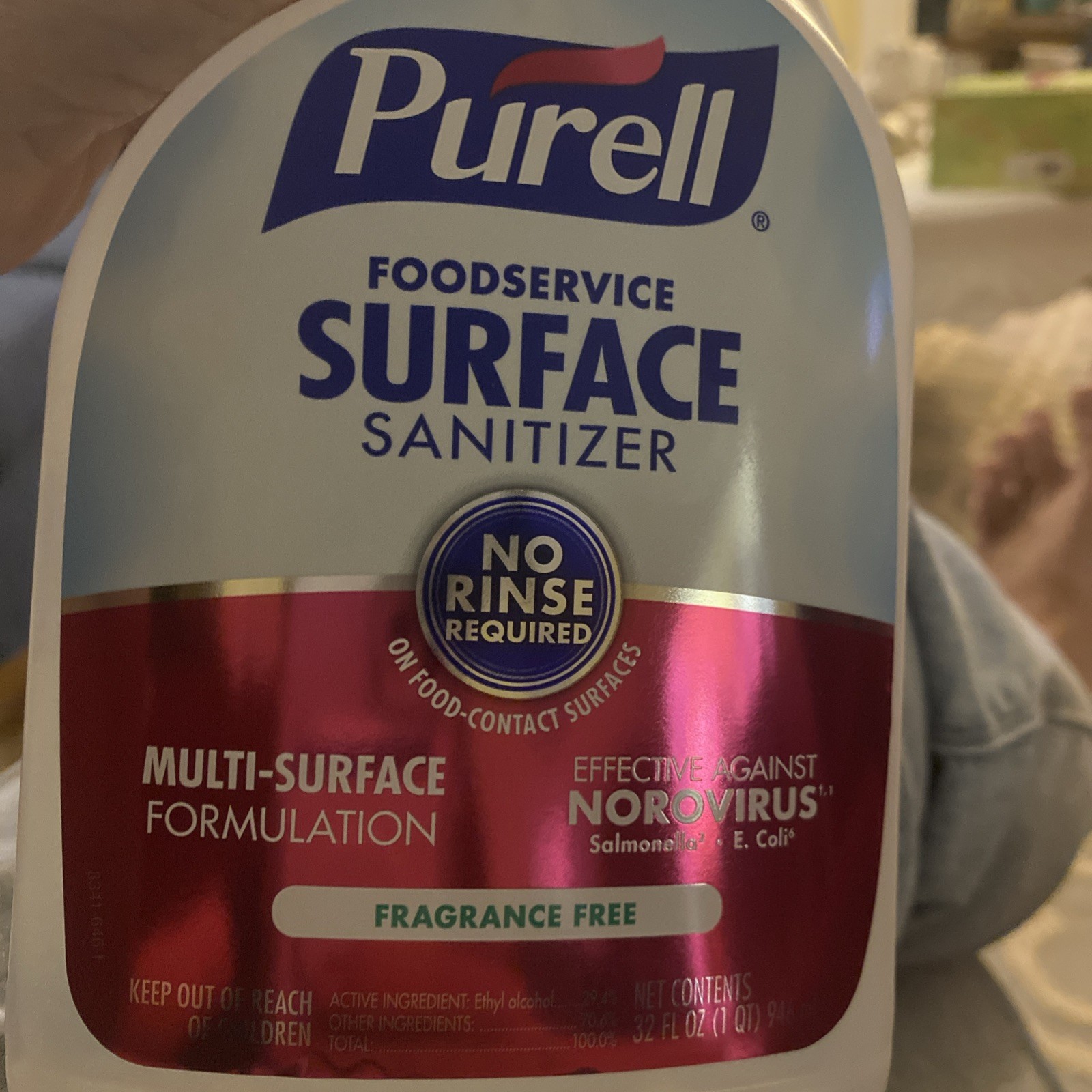 PURELL 5 PACK Foodservice Multi-Surface Sanitizer Unscented BB 10/2029 Lot New PURELL 5 PACK Foodservice Multi-Surface Sanitizer Unscented BB 10/2029 Lot New