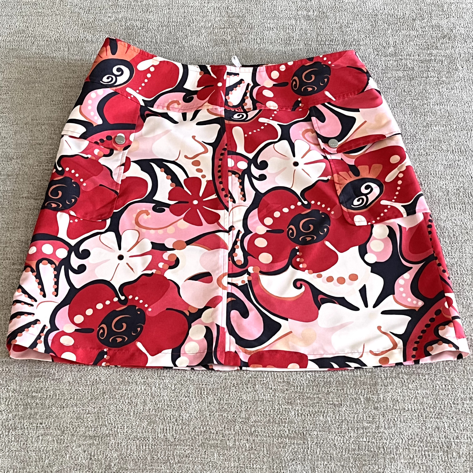 Marc Aurel Womens Size 38 A-Line Knee-Length Flower Print Skirt Summer Travel Marc Aurel Womens Size 38 A-Line Knee-Length Flower Print Skirt Summer Travel
