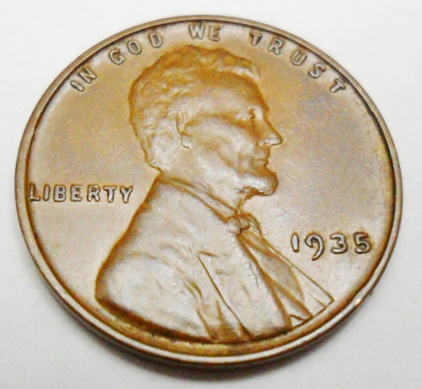 1935 P Lincoln Wheat Cent / Penny  AVE CIRCULATED  **FREE SHIPPING**