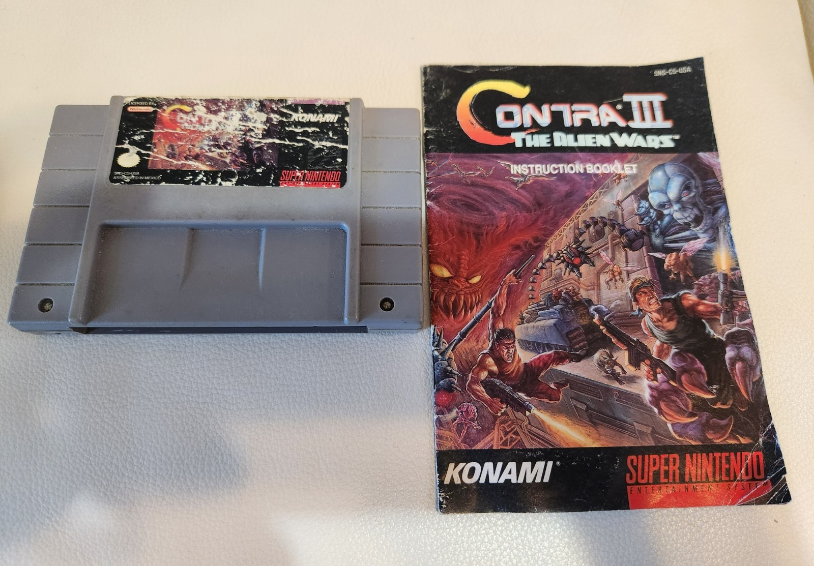 Contra III 3: The Alien Wars Super Nintendo (SNES)