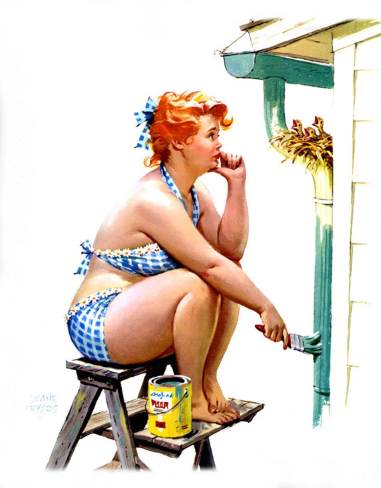 Duane Bryers\' plump and pretty Hilda - Bird Nest 16\