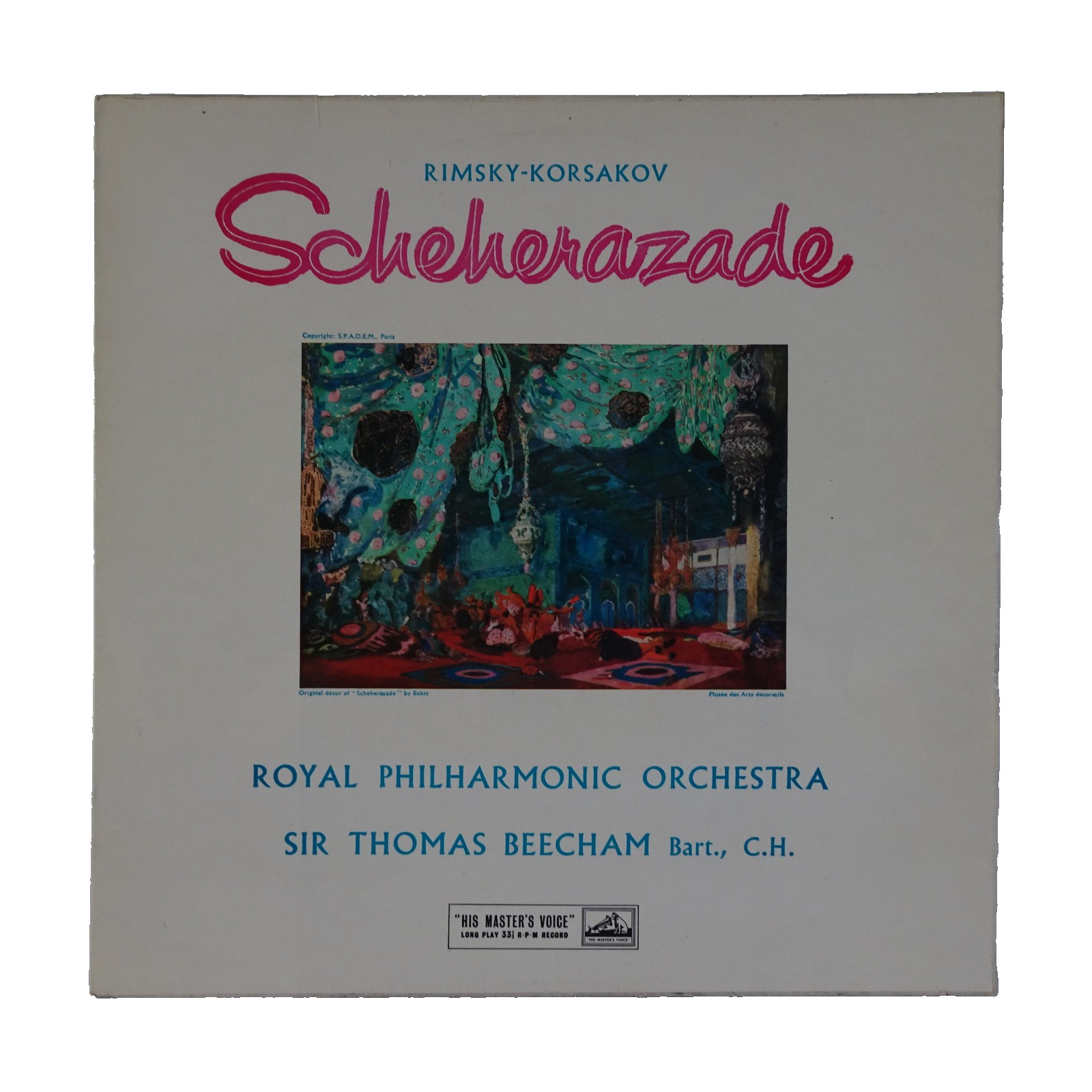 ASD 251  ER3 *RIMSKY-KORSAKOV* Scheherazade *BEECHAM* *STARYK*  EX/EX