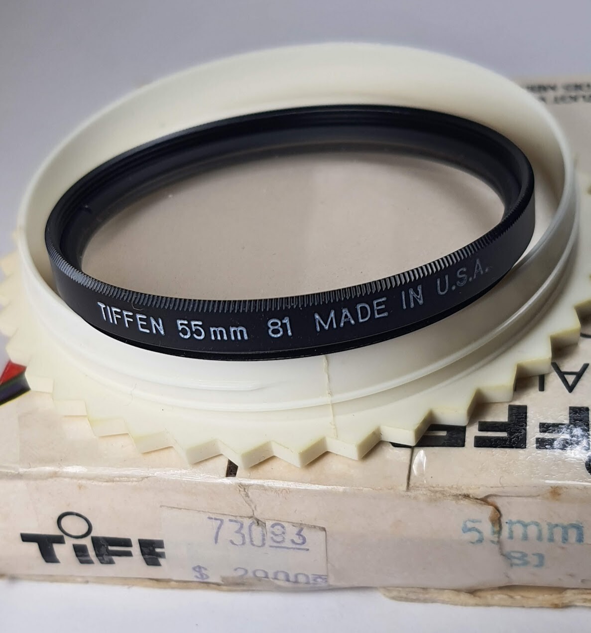 Tiffen 55mm 81 Light Balancing Glass Lens Filter 55 mm E-55 USA