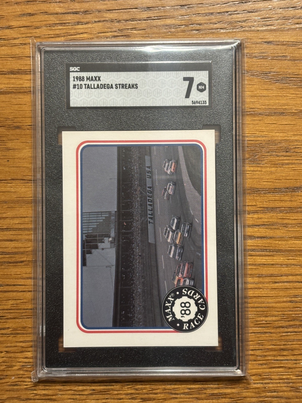 1988 Maxx Talladega Superspeedway Tallageda Streaks #10 SGC 7 1988 Maxx Talladega Superspeedway Tallageda Streaks #10 SGC 7