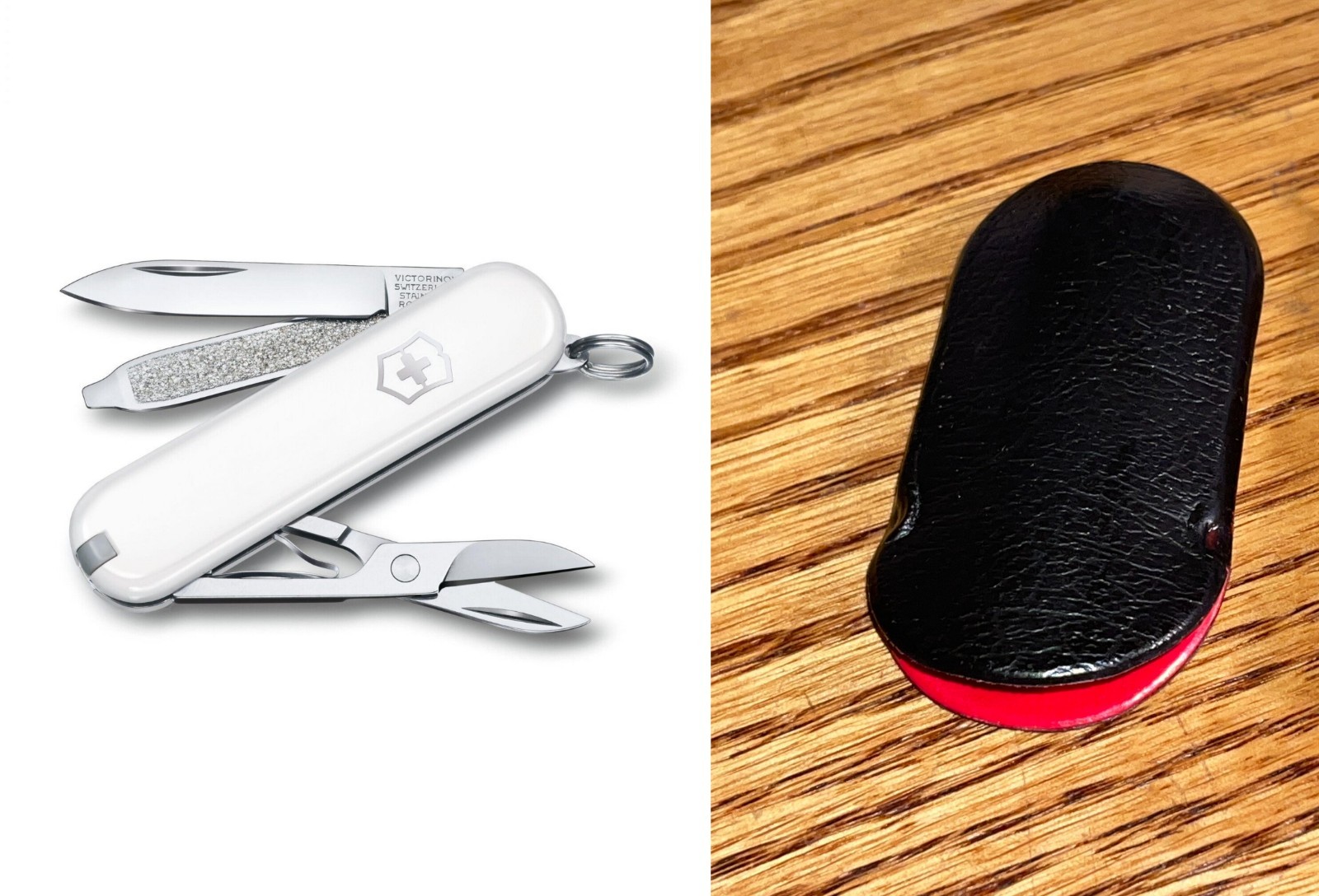 NEW in Box Victorinox Swiss Army 58mm Knife  WHITE CLASSIC SD + Sleeve  0.6223.7