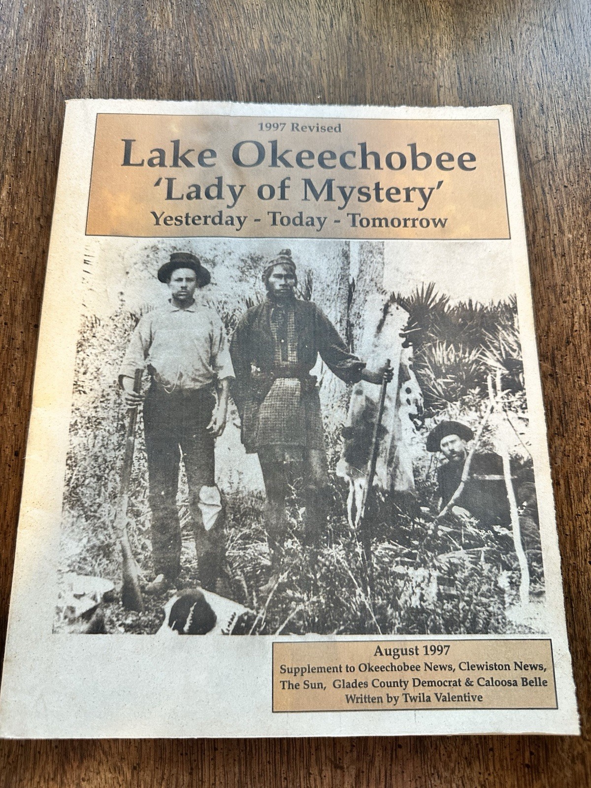 Vintage 1997 Lake Okeechobee Lady of Mystery Magazine Florida News