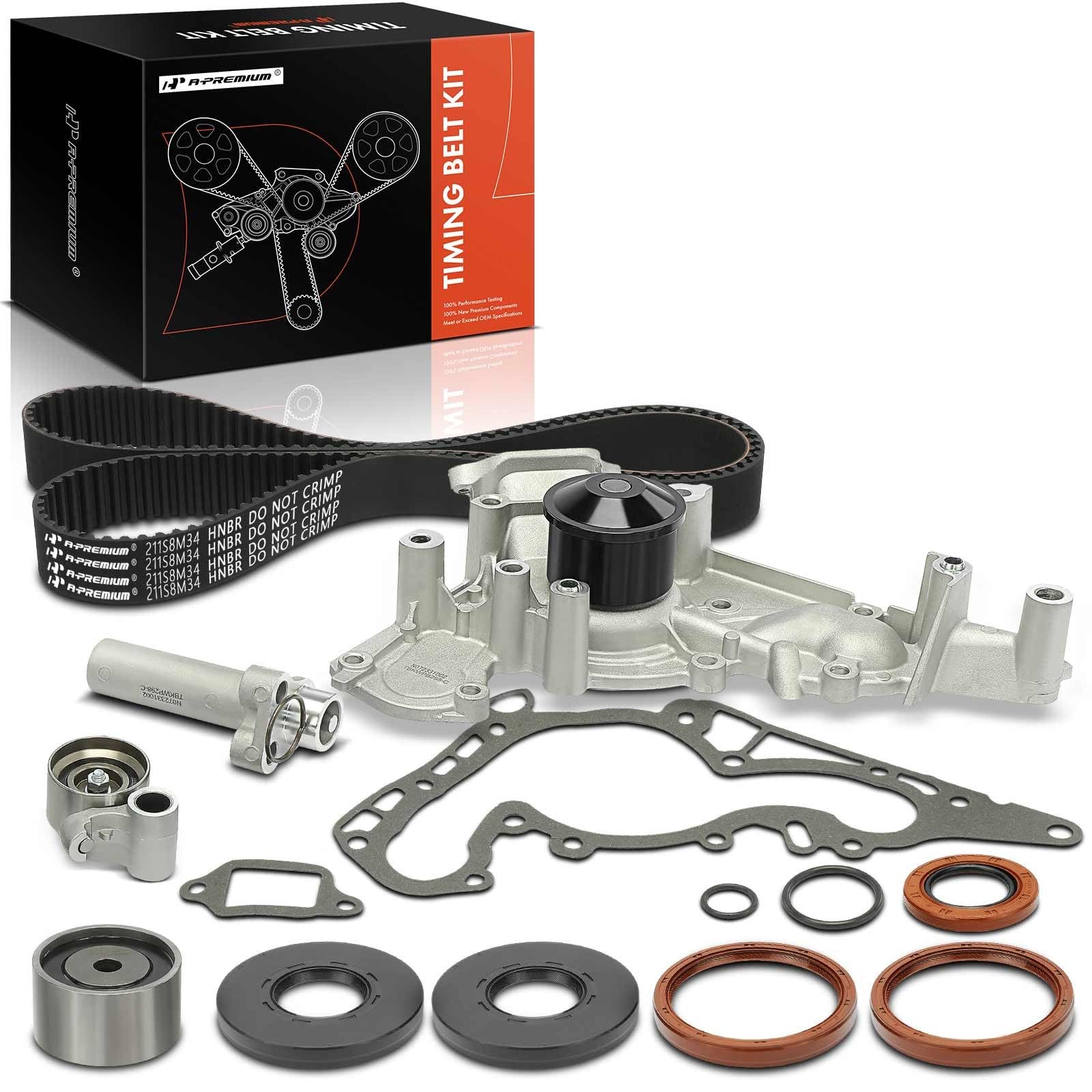 A-Premium Engine Timing Belt Kit with Water Pump A-Premium Engine Timing Belt Kit with Water Pump