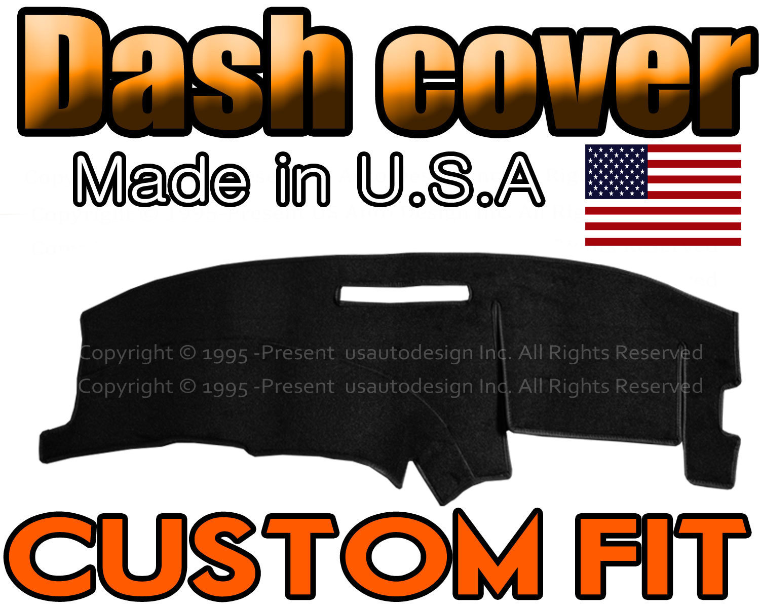 fits 1994-1996  CHEVROLET CORVETTE DASH COVER MAT DASHBOARD PAD /  BLACK