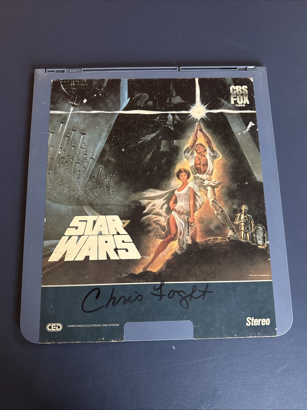 STAR WARS CED RCA Selectavision Videodisc