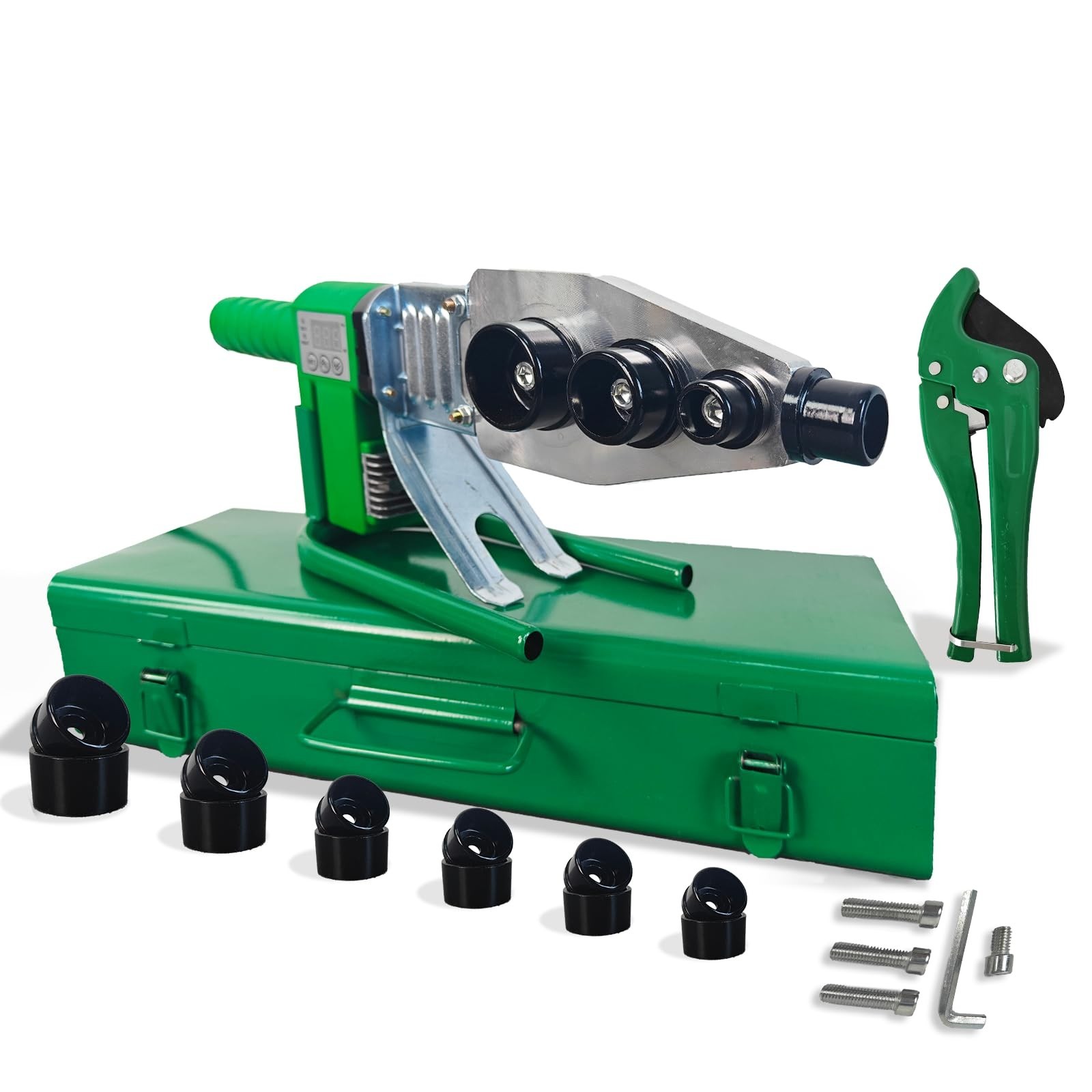 Plastic Pipe Fusion Welder for PP, PE, PVC - 110V Water Pipe Heating Tool Plastic Pipe Fusion Welder for PP, PE, PVC - 110V Water Pipe Heating Tool