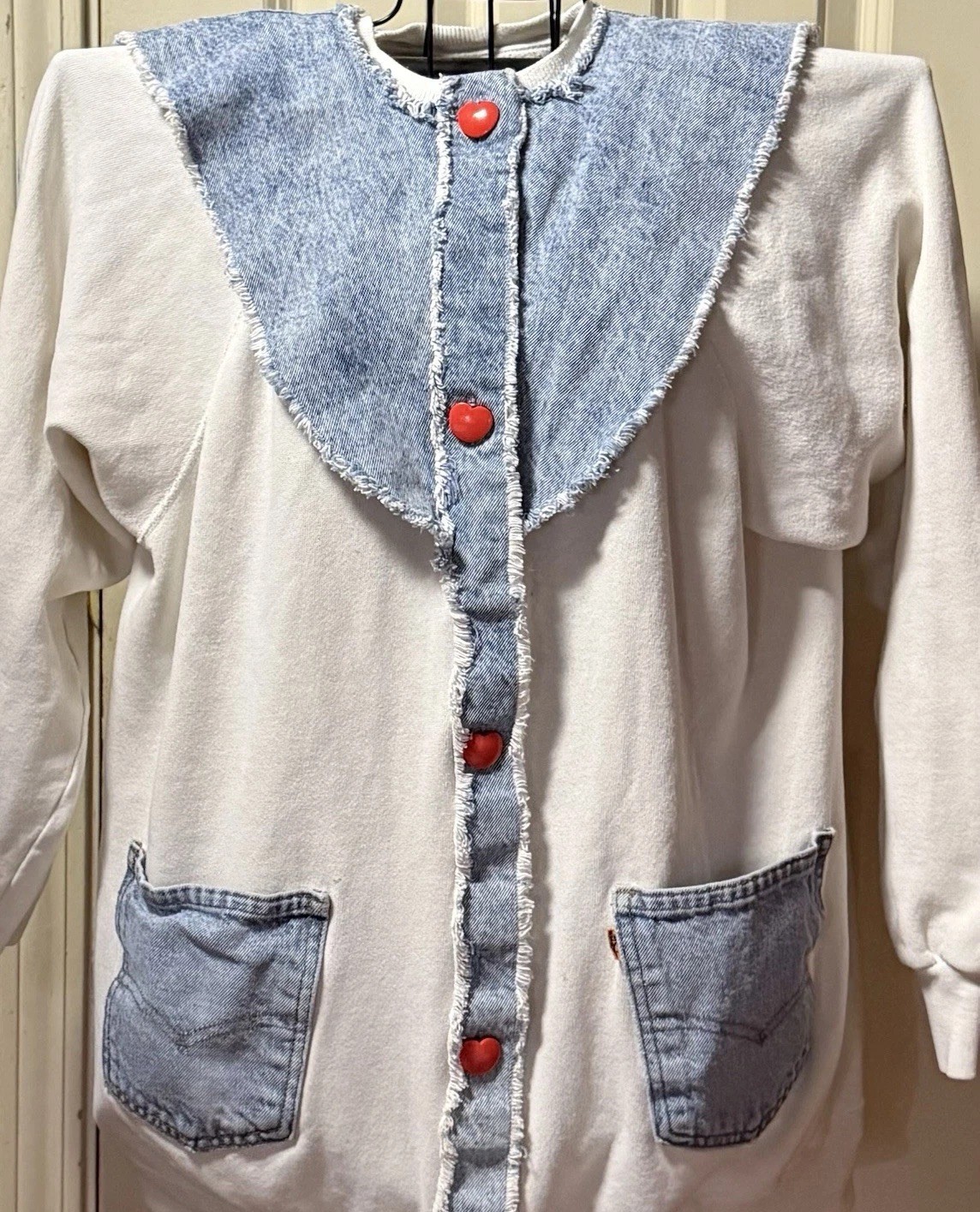 Vintage ~ Handmade ~ Unique ~ Women’s ~ Jacket ~ XL ~ Denim ~ Unique ~ Rare Find