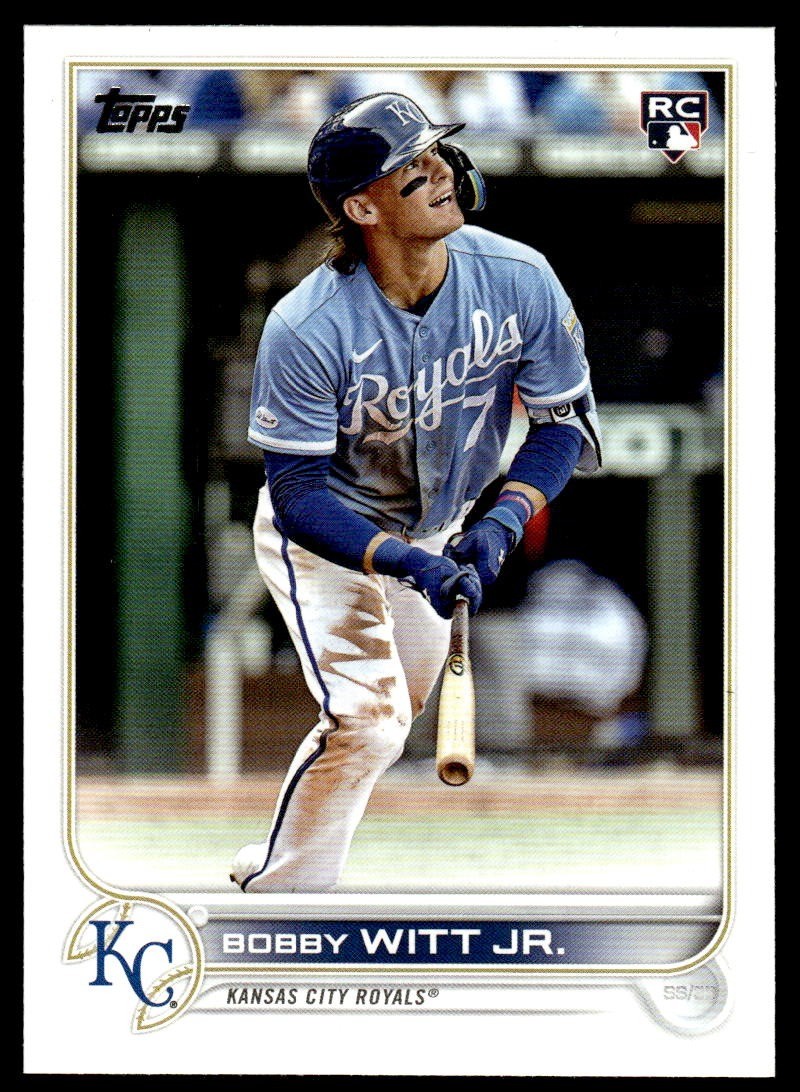 2022 Topps Update Bobby Witt Jr. #US100 Rookie Card Kansas City Royals