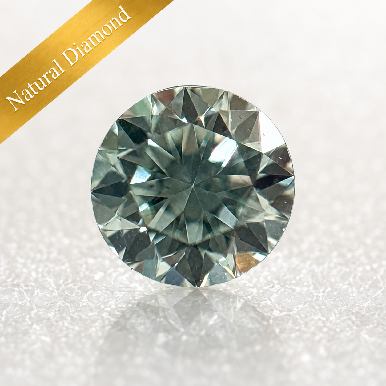 Untreated 0.14ct Natural Light Blue Round Loose Diamond Earth Mined VS2