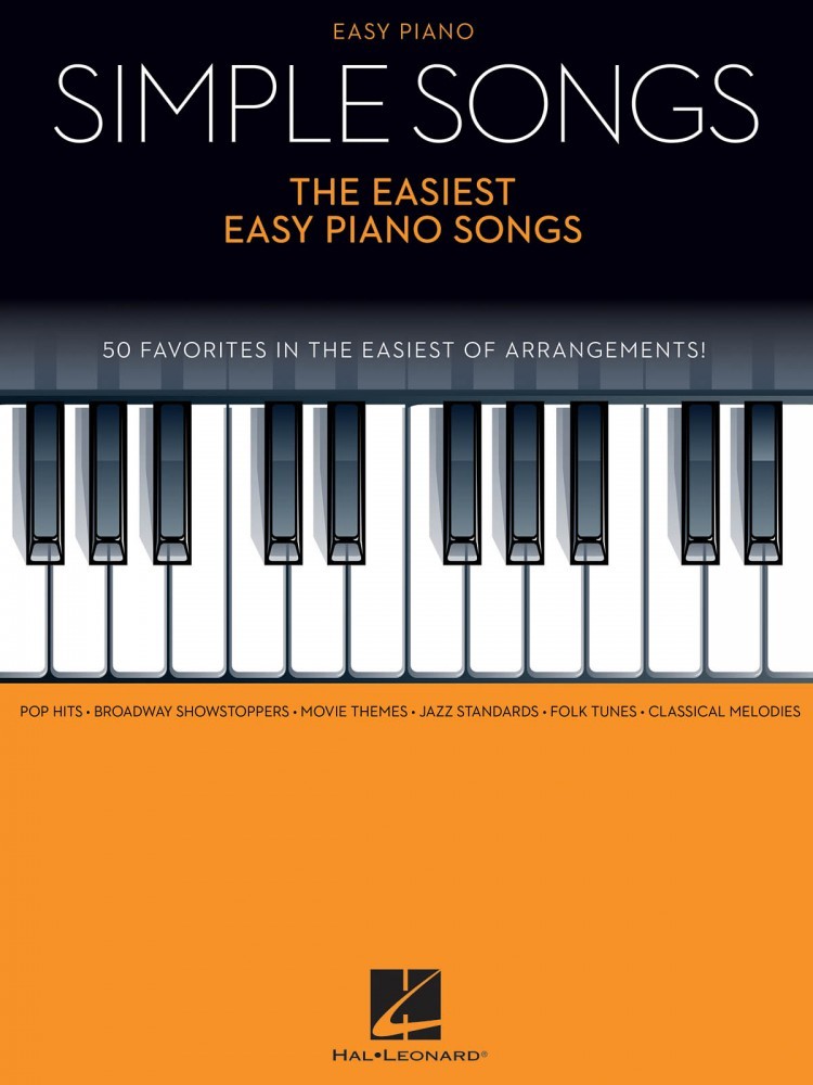 Simple Songs The Easiest Easy Piano Songs Sheet Music Songbook NEW 000142041