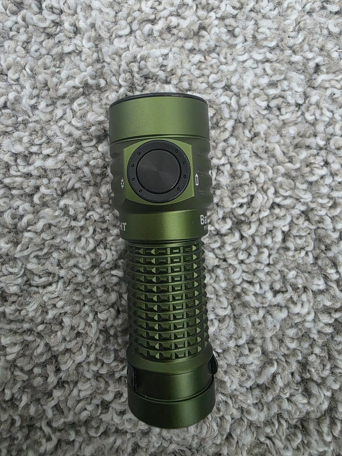 Olight Baton Turbo Green Flashlight Compact EDC Used