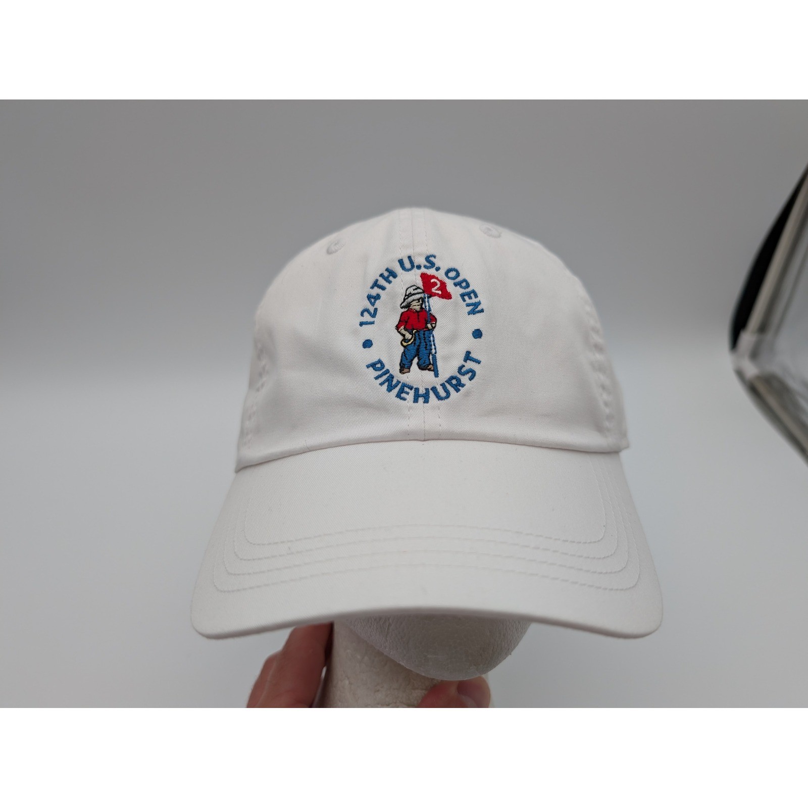 Ahead 124th US Open Pinehurst USGA Member White Lightweight Golf Hat Cap Ahead 124th US Open Pinehurst USGA Member White Lightweight Golf Hat Cap