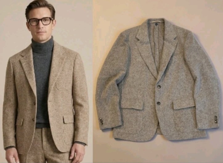 J.Crew Men\'s Kenmare Wool Twill Blazer Size 40R Excellent 