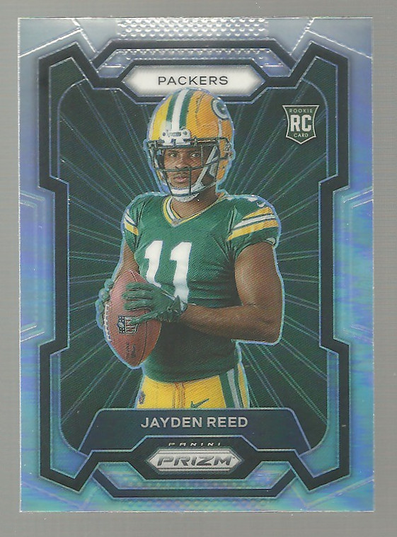 2023 Panini Prizm - Rookie Variation Jayden Reed #332 Silver Prizm (RC)