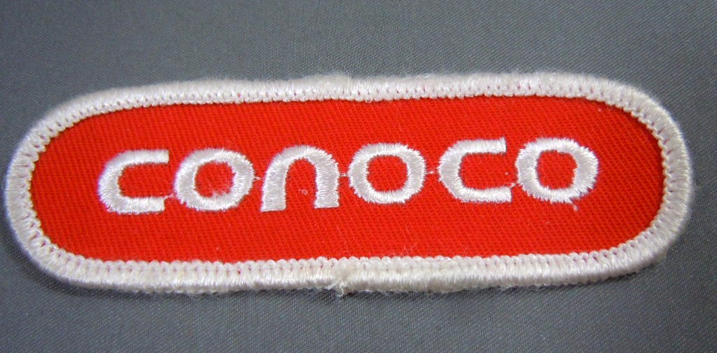 CONOCO Gasoline Embroidered Sew-On Uniform-Jacket Patch 3.50\