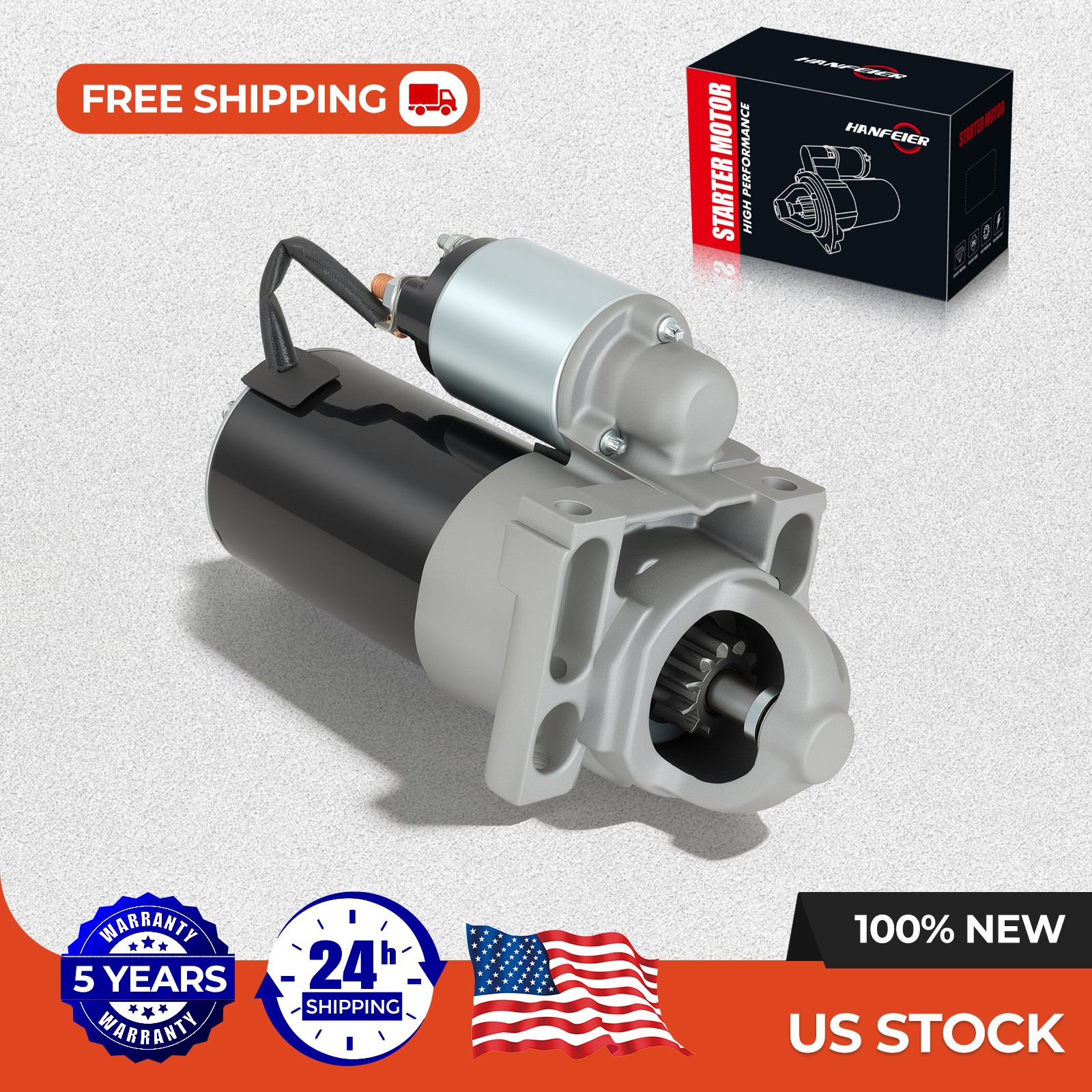 Starter For Chevrolet Silverado GMC Sierra Yukon XL 1500 2500 3500 HD V8 6.0L