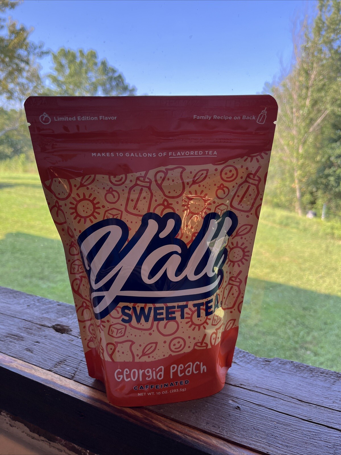 Y\'all Sweet Tea 10 pk resealable bags Georgia Peach 🍑 **Limited Edition** B101