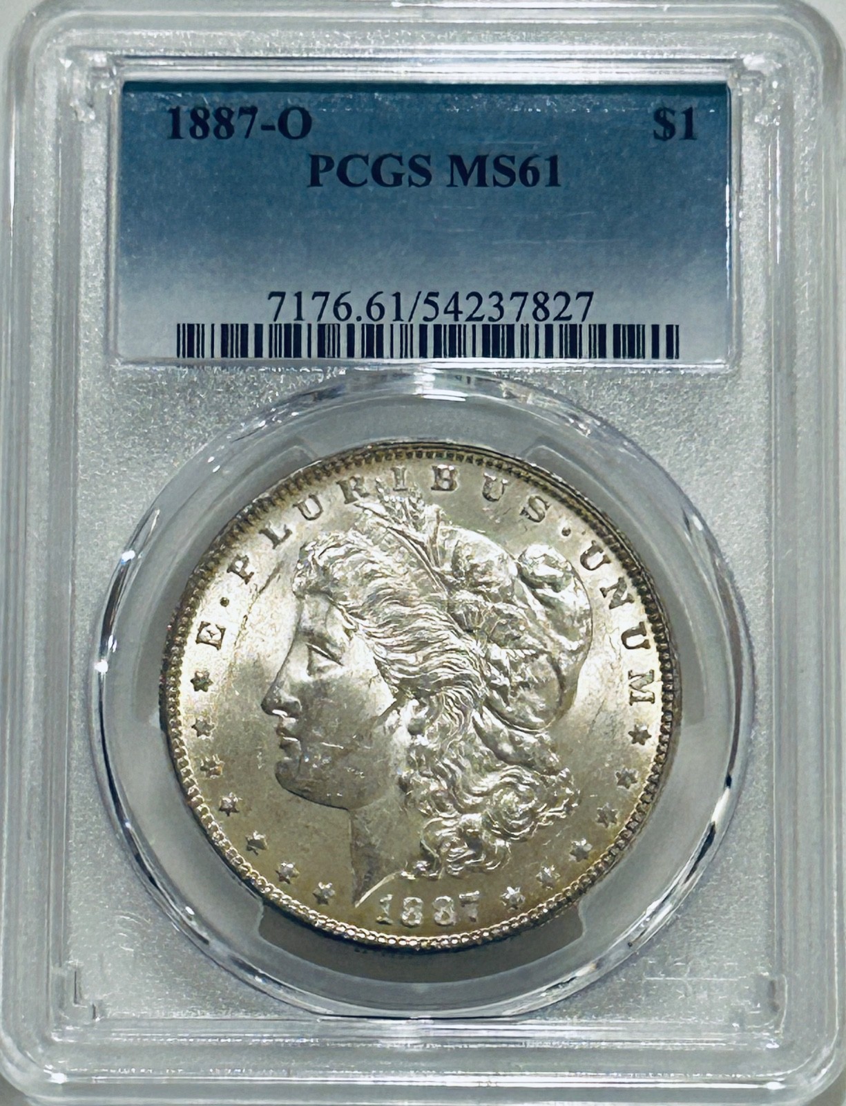 1887 O Morgan Silver Dollar PCGS MS61 Tougher Date Morgan 1887 O Morgan Silver Dollar PCGS MS61 Tougher Date Morgan