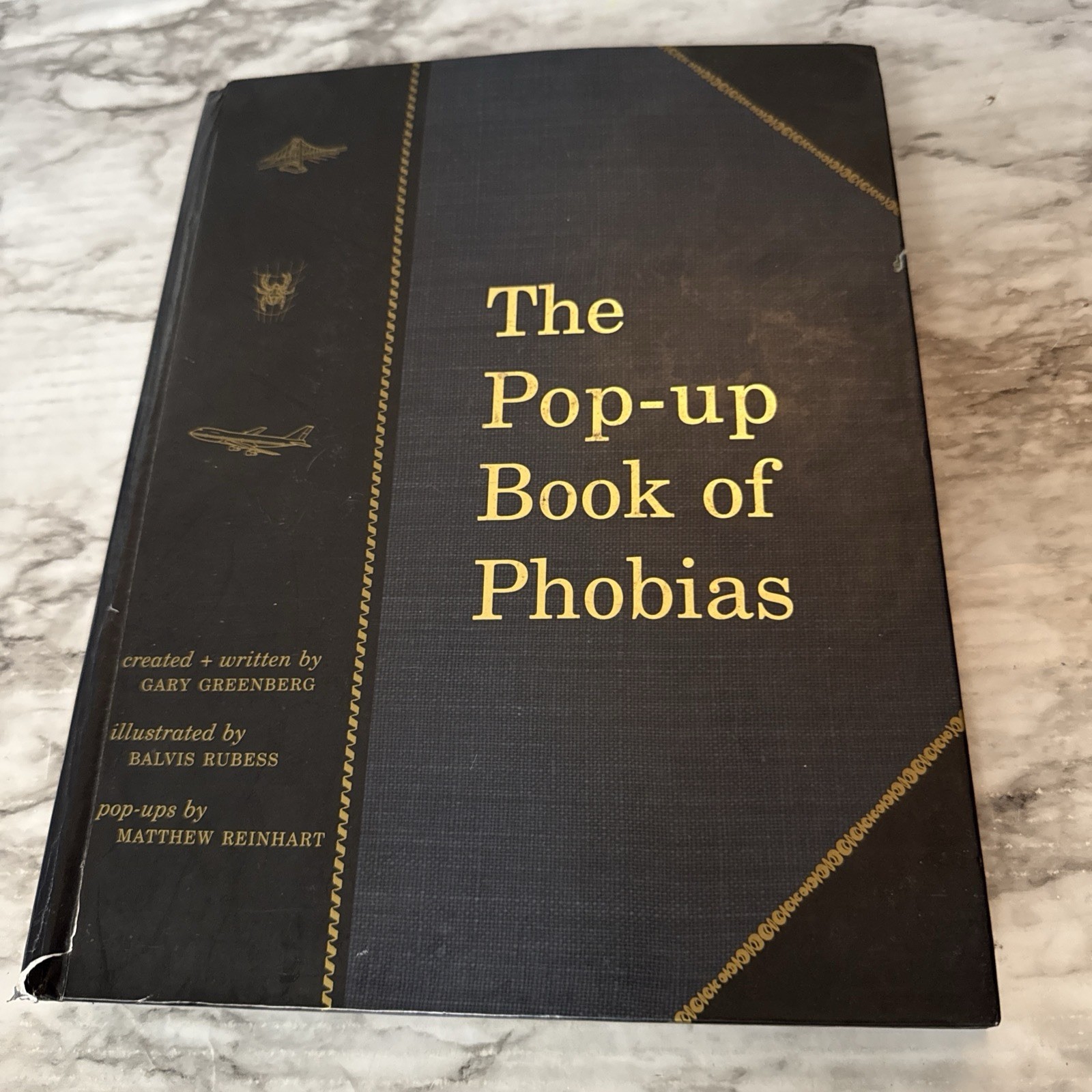 The Pop-Up Book of Phobias, Gary Greenberg,  Fair Condition