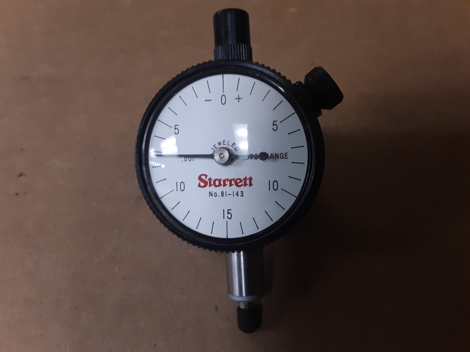 Starrett 81-143J Dial Indicator (.001” graduations)