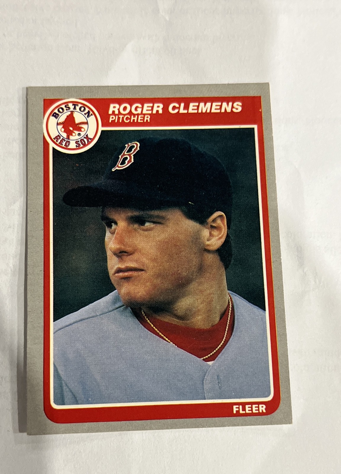 1985 Fleer - Roger Clemens #155 (RC)