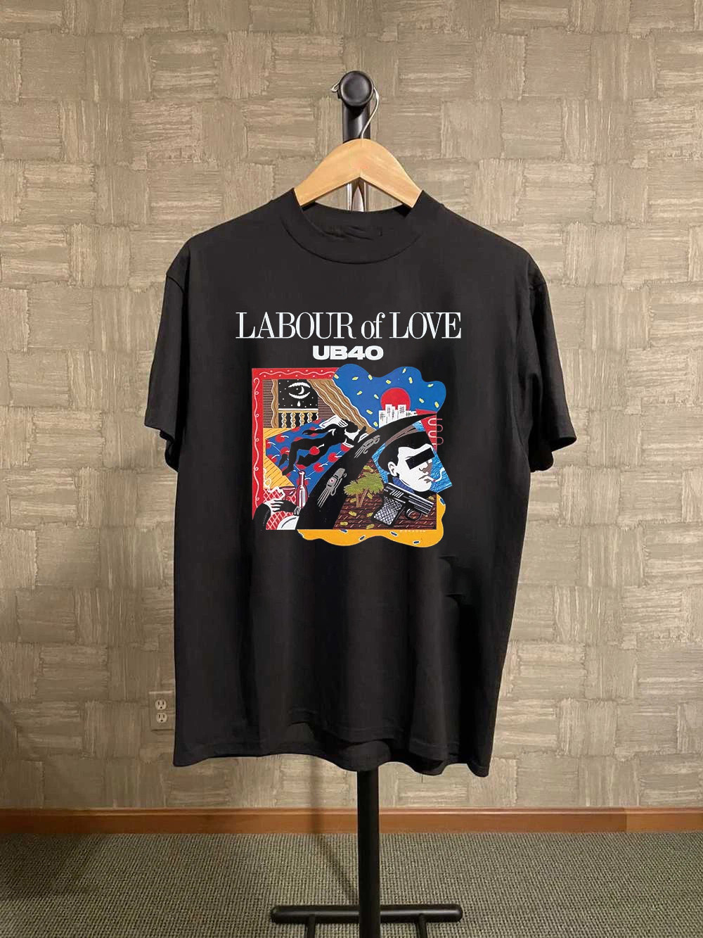 UB40 - Labour of Love Black Cotton Shirt S-5XL L1094