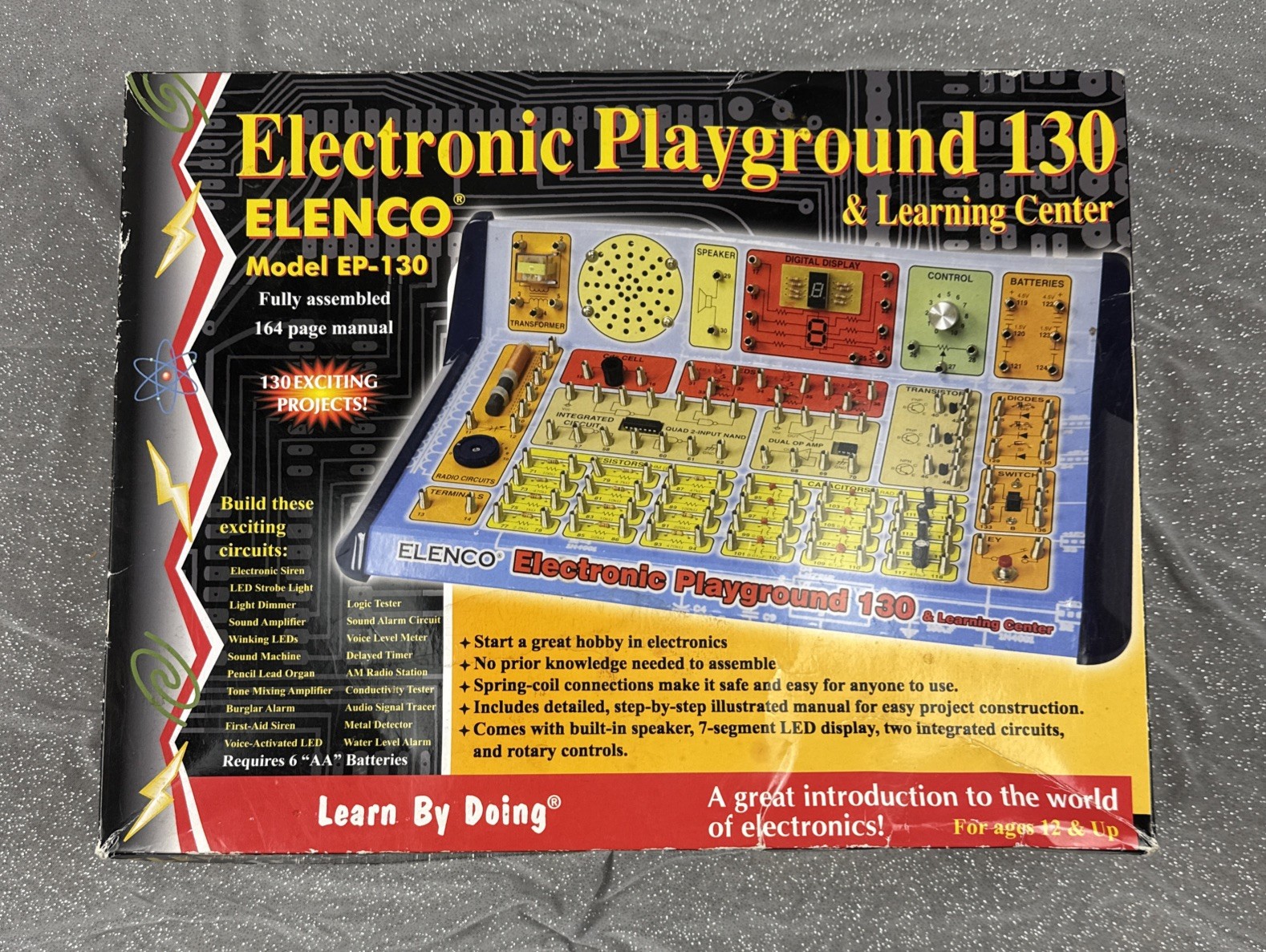 Elenco Electronic Playground 130 EP-130 Learning Center New Open Box Elenco Electronic Playground 130 EP-130 Learning Center New Open Box