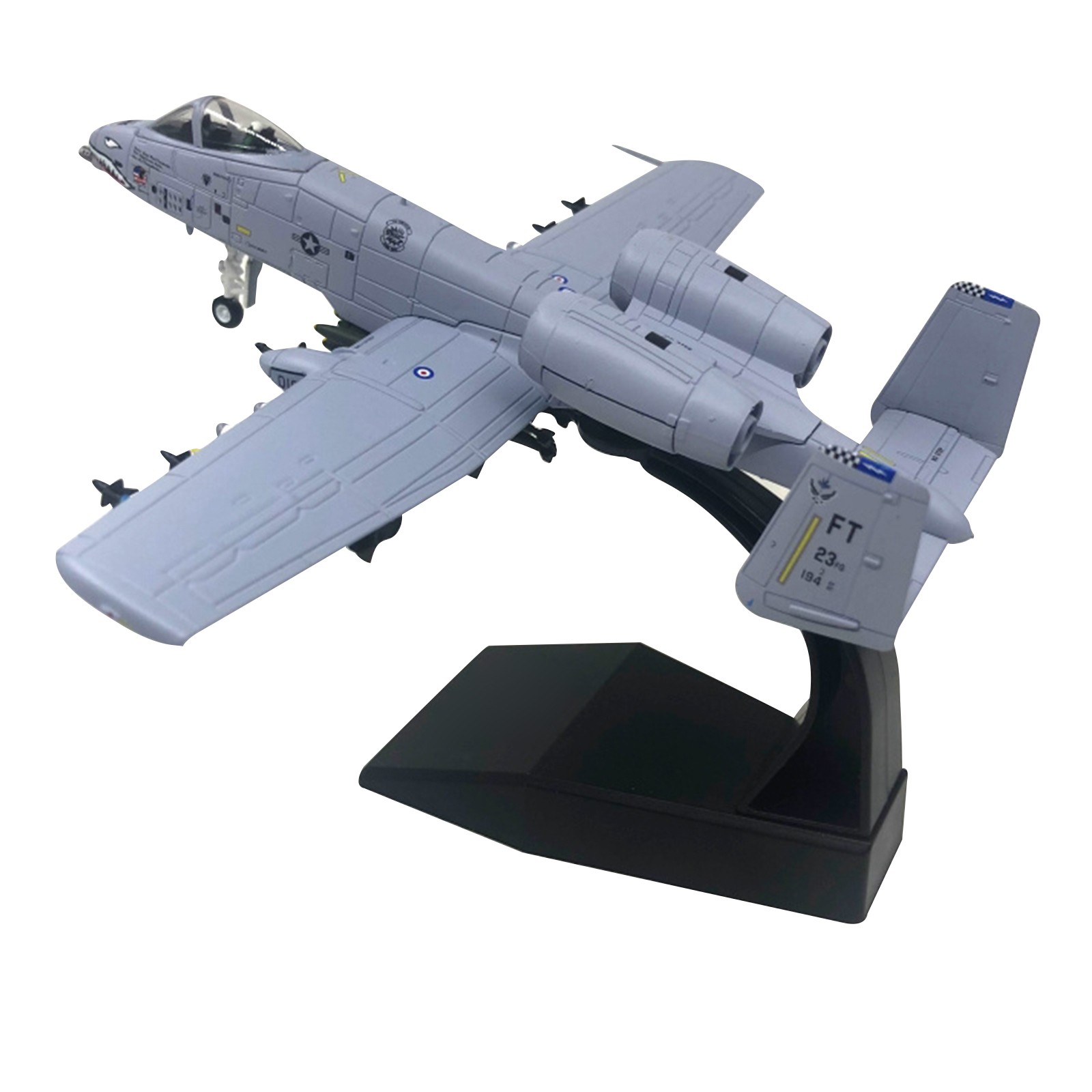 16.5cm 1/100 A-10 Attack Aircraft Thunderbolt II Fighter Alloy Plane Model D