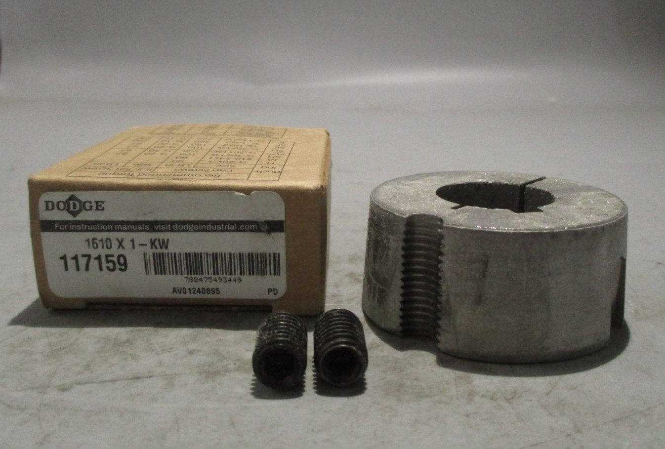 NEW DODGE 1610X1-KW TAPER LOCK BUSHING 117159 NEW DODGE 1610X1-KW TAPER LOCK BUSHING 117159