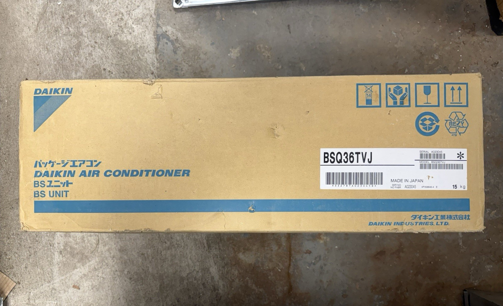 NEW Daikin BSQ36TVJ 36 MBH R410A VRV Heat Recovery Branch Selector Box NEW Daikin BSQ36TVJ 36 MBH R410A VRV Heat Recovery Branch Selector Box