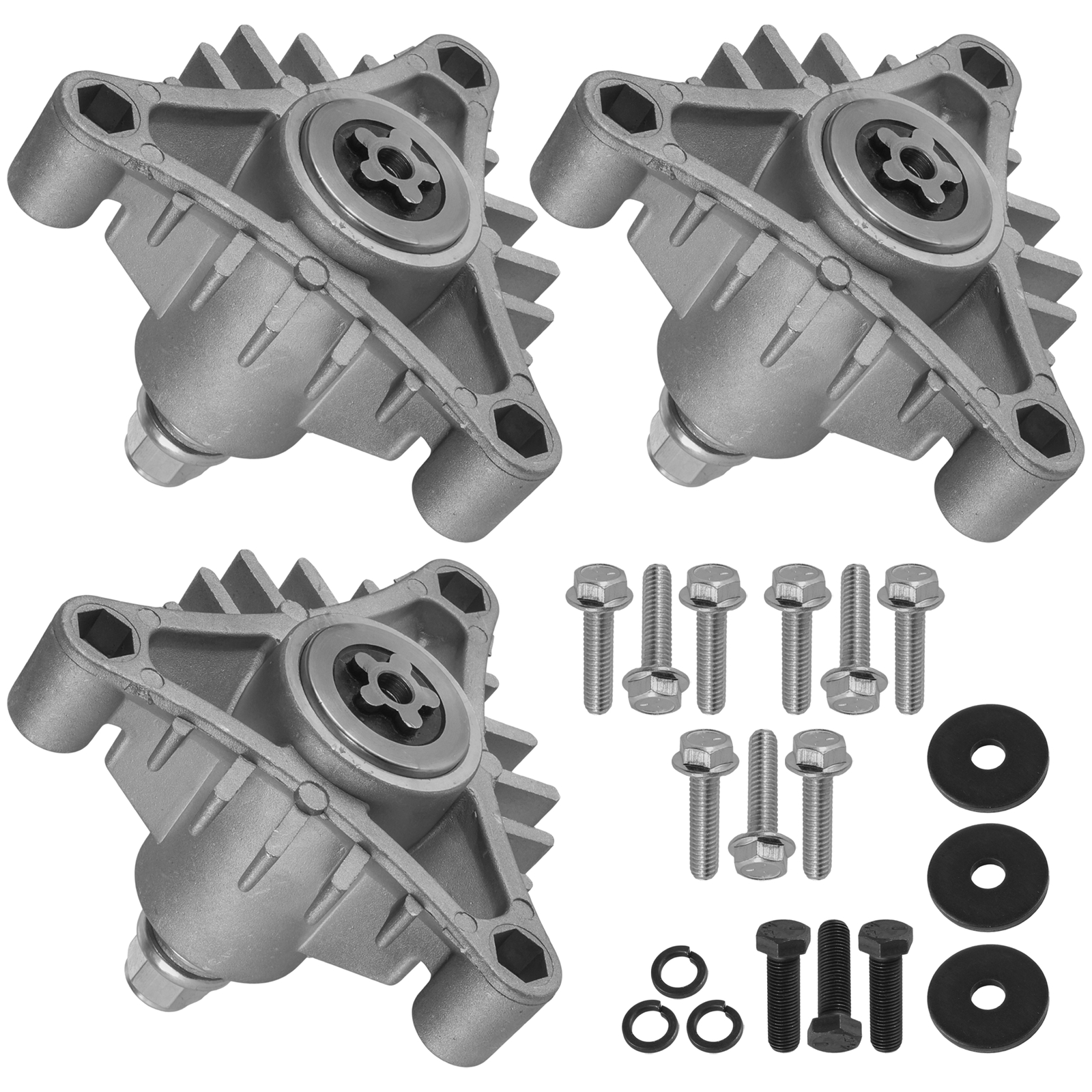 3X Spindle Assembly For Husqvarna 532143651 143651 532137152 46 3X Spindle Assembly For Husqvarna 532143651 143651 532137152 46