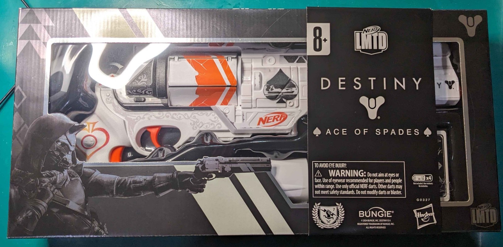 NERF LMTD Destiny 2 Ace of Spades Blaster – Brand New Sealed – Limited Edition NERF LMTD Destiny 2 Ace of Spades Blaster – Brand New Sealed – Limited Edition