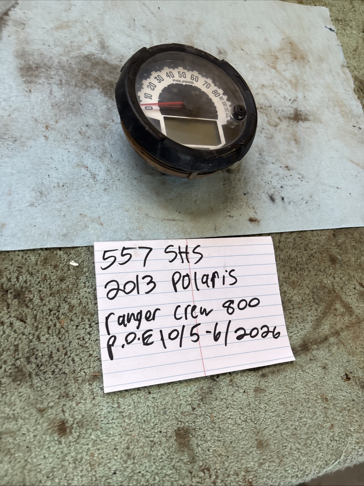 2013 Polaris Ranger Crew 800 Speedometer Screen Dash 557