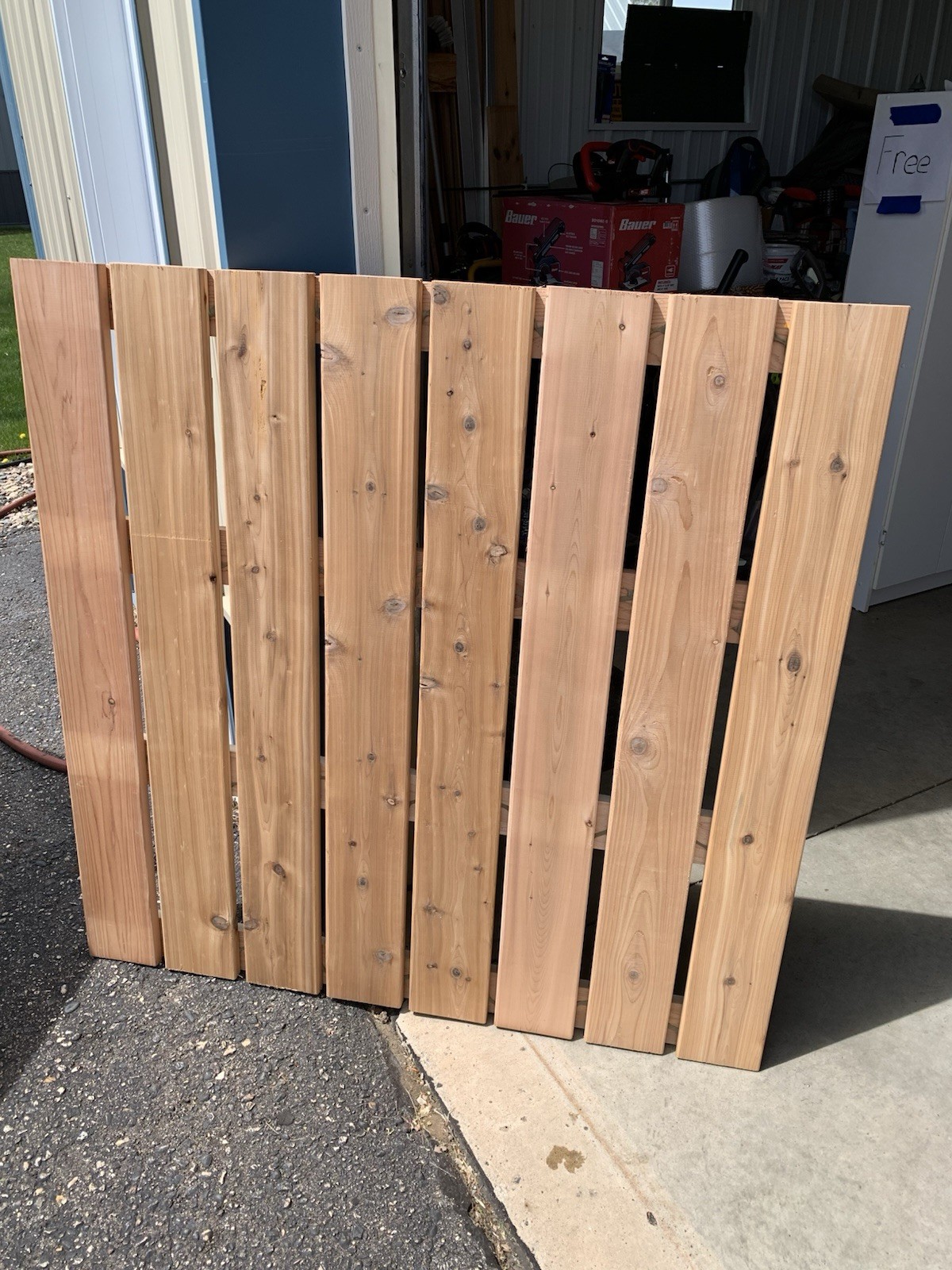 Cedar Dock Deck Panels 4’ X 4’
